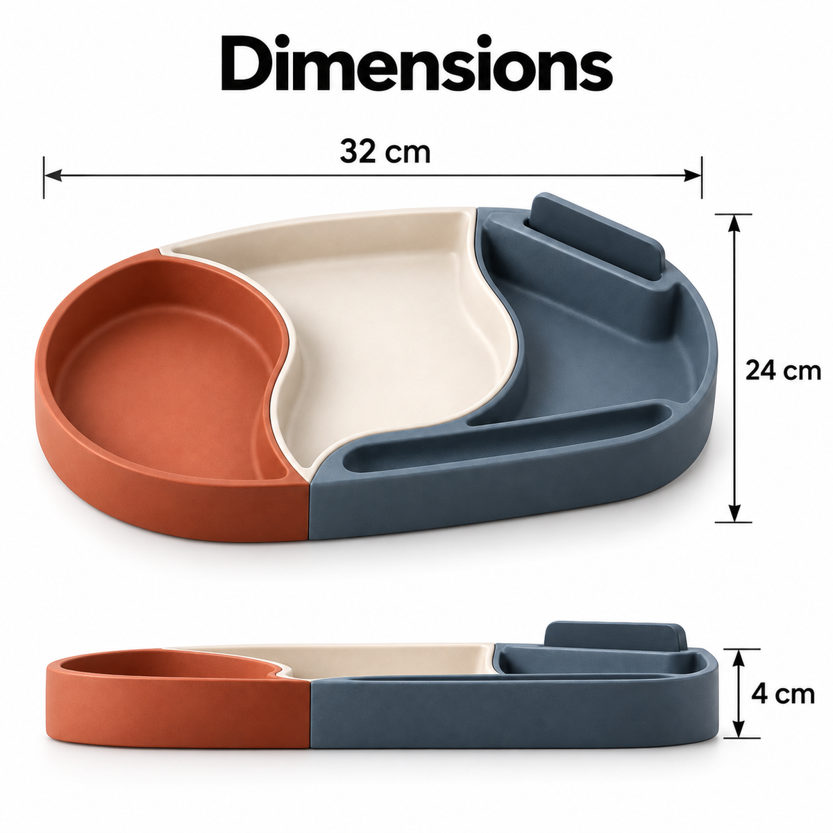 Compass Desk Tray