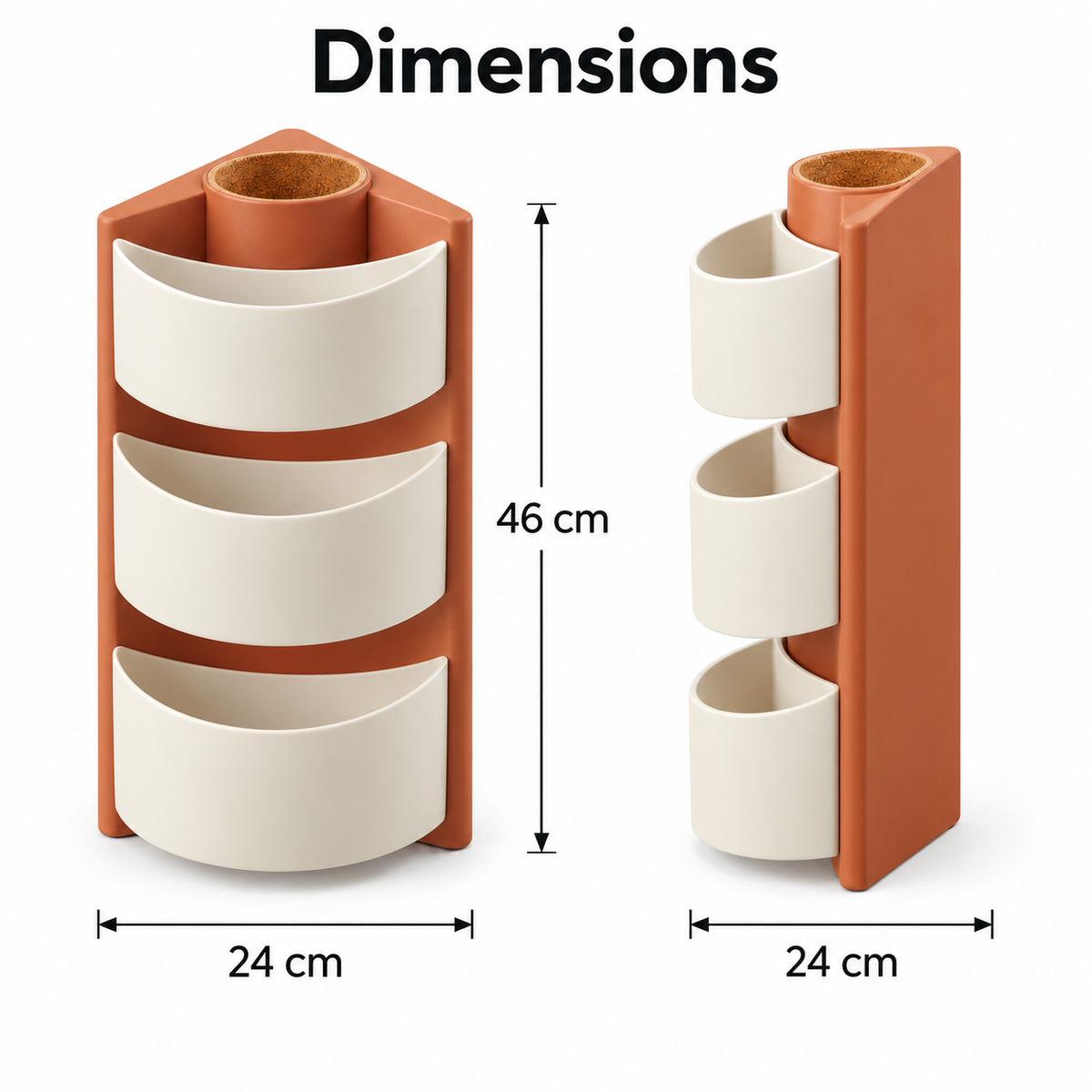Corner Column Caddy